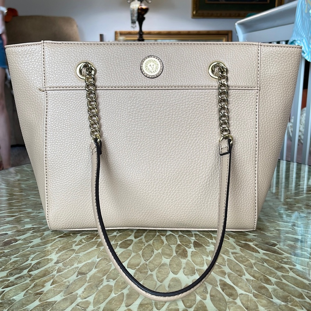 Anne Klein handbag tan in near perfect condition